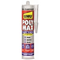 UHU POLY MAX High Tack Express. Adhesivo-Sellador universal con resistencia final superrápida y elevado agarre inicial…